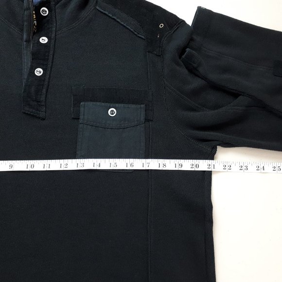 Point Zero Gold Edition Black Quarter-zip Sweater - Picture 8 of 15